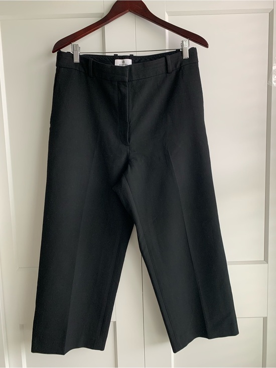 Babaton Pants - Babaton Pant Agency Black cropped Wide-Leg Pants women’s size 12